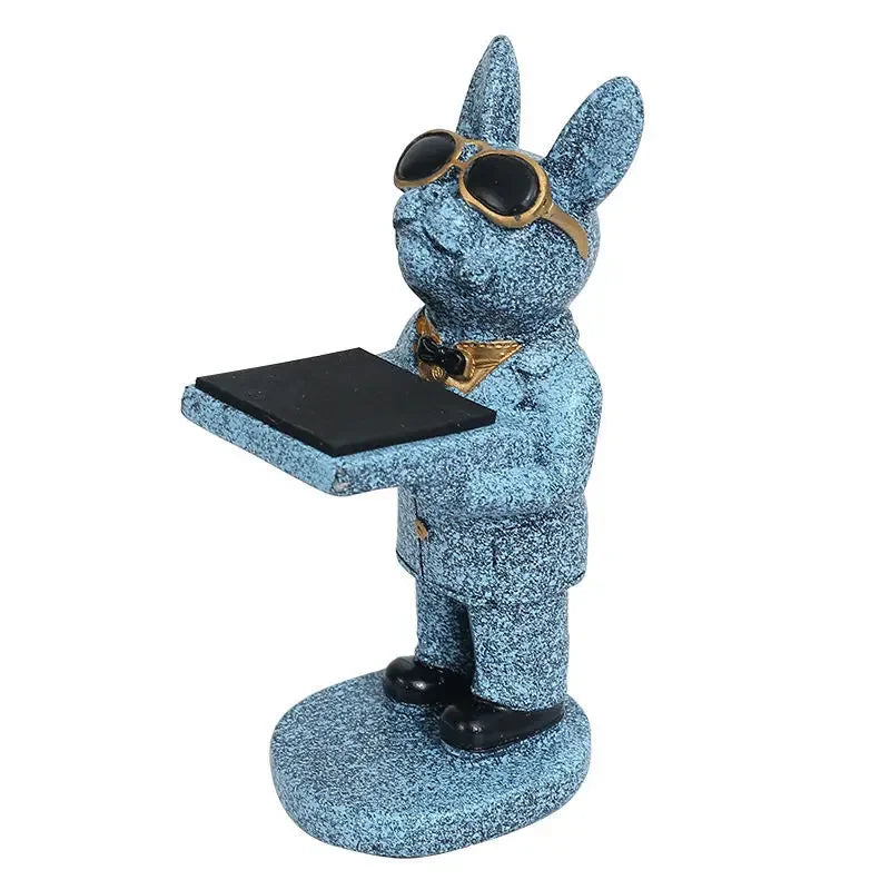 Trendy Watch Display Stand, Electroplating Cartoon Bear, Animal Resin Ornaments, Jewelry Storage Rack, Celebration Gifts.