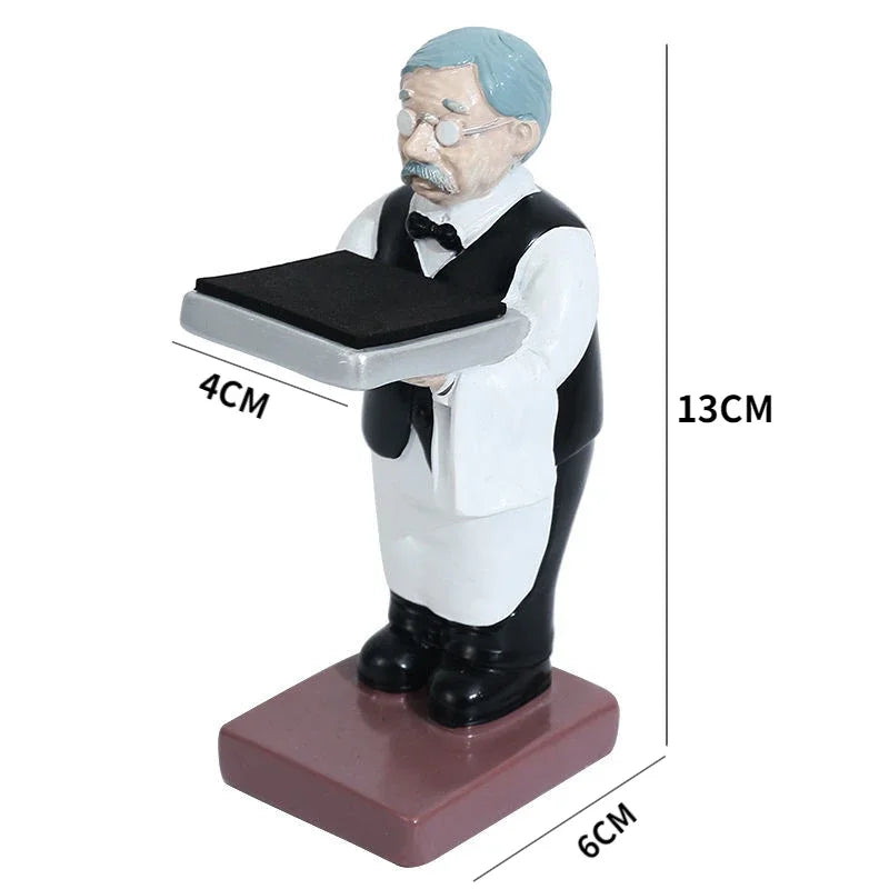 Trendy Watch Display Stand, Electroplating Cartoon Bear, Animal Resin Ornaments, Jewelry Storage Rack, Celebration Gifts.